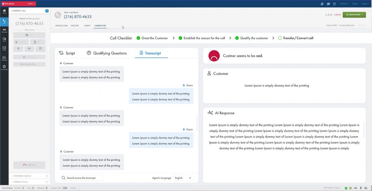 Product interface design